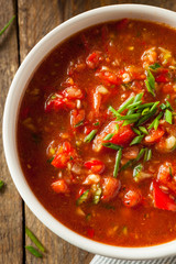 Spicy Homemade Gazpacho Soup