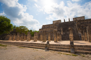 Portrait of historic places travel Mexico America