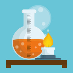 Science design. Research concept. Chemistry illustration