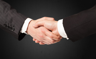 Business economy handshake