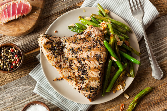 Homemade Grilled Sesame Tuna Steak