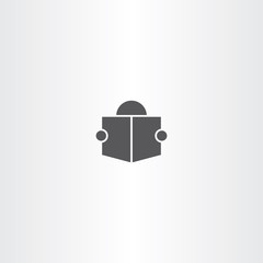 man read book icon symbol vector sign