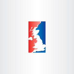 united kingdom logo icon vector map