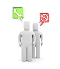 Communication theme - People talking