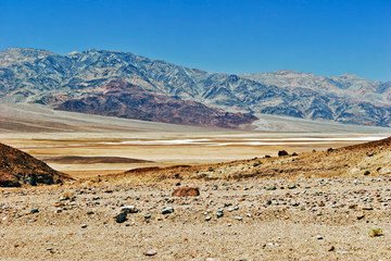 Lifeless landscape of the Death Valley