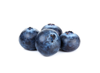 blueberry isolated on the white background