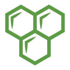 recycling icon, ecology green icons set on white background