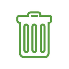 ecology green icons set on white background