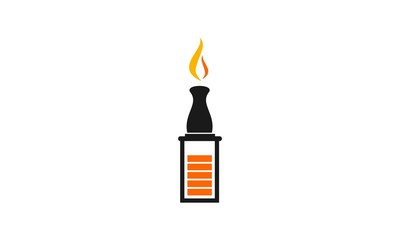 vape battery charge logo