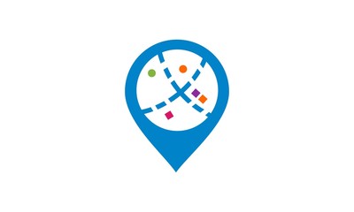 Map Location Logo