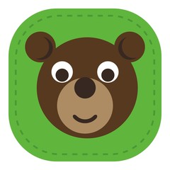 Baby icon teddy bear_Color
