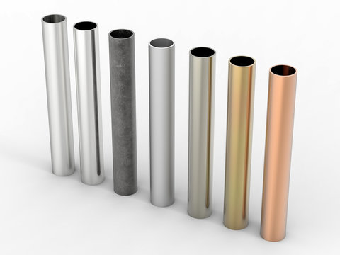 seven shades of metal pipes