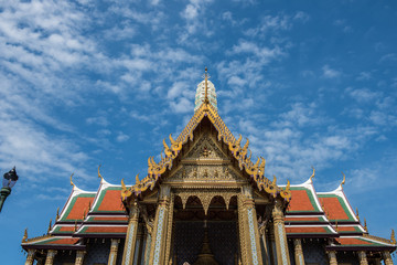 Naklejka premium Top Of Emerald Buddha Temple