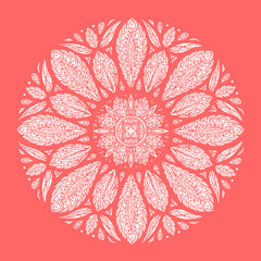 Mandala, geometric pattern symbol of the universe, chakra yoga