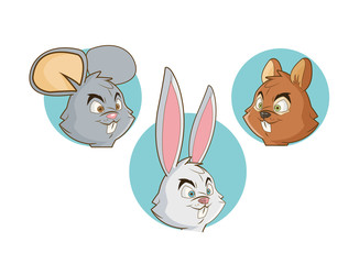 Animal design. Cartoon icon. Colorful illustration