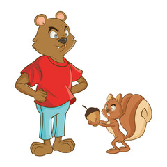 Animal design. Cartoon icon. Colorful illustration