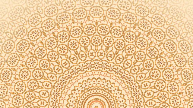 Arabian style kaleidoscopic background 