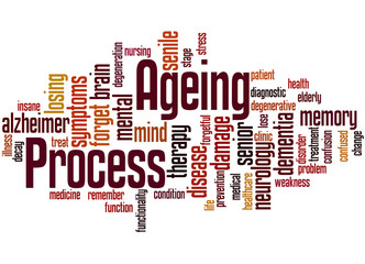 Ageing Process, word cloud concept 2