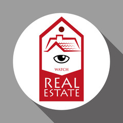 Real estate design. home concept. Property icon