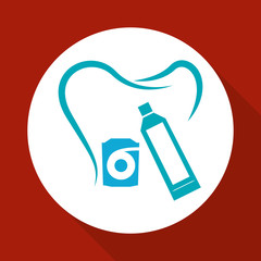 Dental care design. health concept. medical care icon