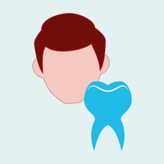 Dental care design. health concept. medical care icon
