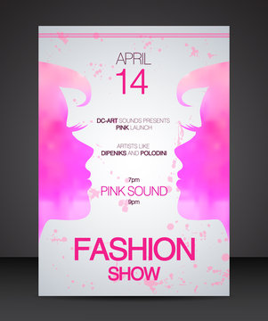 Fashion show banners and posters