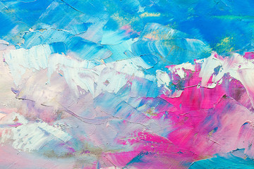 Fototapeta premium abstract oil paint texture on canvas, background