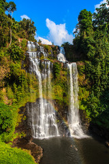 Fototapeta premium big waterfall Laos in January,Tad Yeang Waterfall,Southern Laos