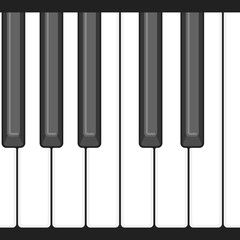 Naklejka premium Octave Piano key, seamless pattern