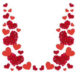 Bouquet of roses -  design element for floral themes.