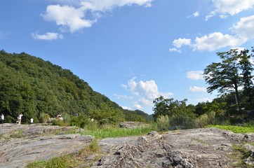 Fototapeta na wymiar 長瀞の岩畳