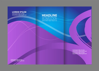Tri fold business brochure template
