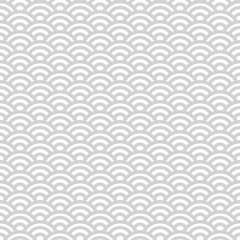 Gray and white japanese seamless pattern