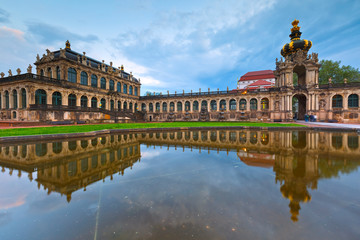 Fototapeta premium Zwinger Palace in the old town of Dresden, Germany.