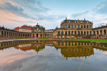 Zwinger Palace in the old town of Dresden, Germany.