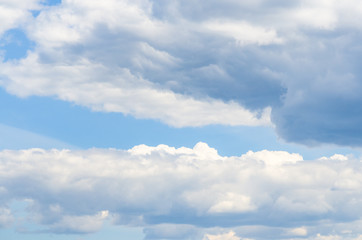 The vast blue sky and clouds sky