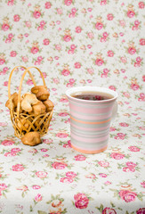 Homemade cookies and tea