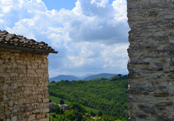 Blick in die marchiganische Landschaft