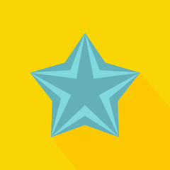 Obraz premium Star icon, flat style