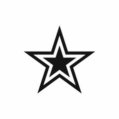 Obraz premium Star icon, simple style