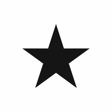 recommend clip art: Star icon, simple style