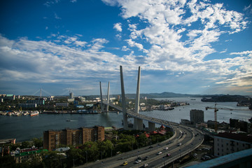 Fototapeta na wymiar Мост в городе Владивосток 