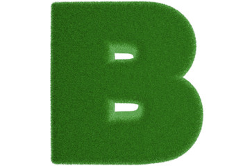 Grass-Buchstabe B