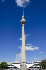 Obraz premium Berlin_Fernsehturm_Europa_Deutschland