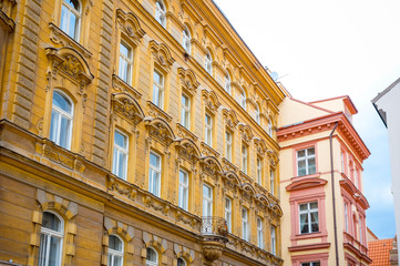 Old Town ancient architecture in Prague, Czech Republic