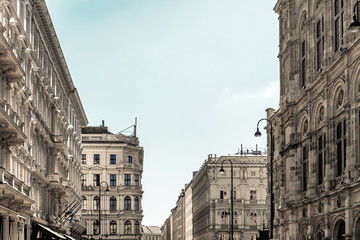 Fototapeta na wymiar Viennese Classical style building, Austria, Europe