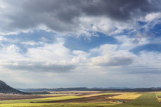 Agricultural landscape. Comarca Noroeste, Regi&oacute;n de Murcia, Spain, Europe.