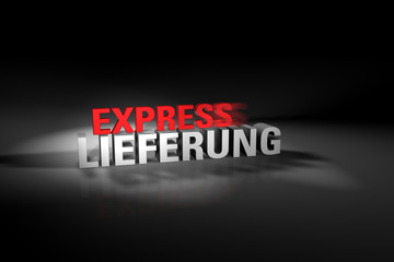 Express Lieferung - Typo RW Spot