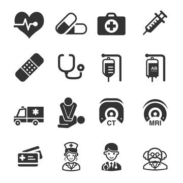 Health Care Icons - Medical Illustration