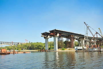 construction of a bridge across the river